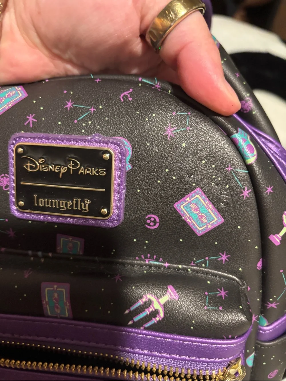 Loungefly Disney Parks Haunted Mansion Tarot Backpack